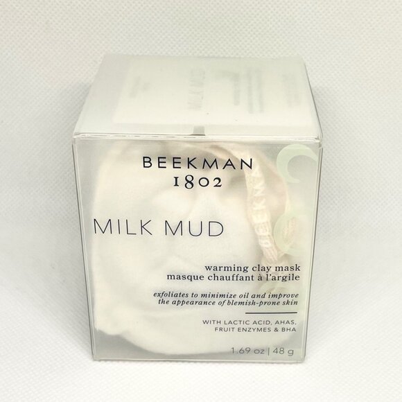 Beekman 1802 Milk Mud Mask 1.69 oz Warming Clay Exfoliating Treatment - Picture 5 of 11